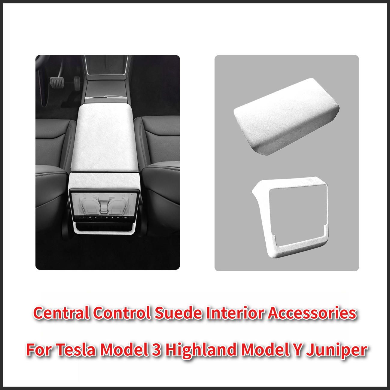 Model Kit Frame - ชุดแต่งภายในคอนโซลกลางสำหรับ Tesla Model 3 Highland/Model Y