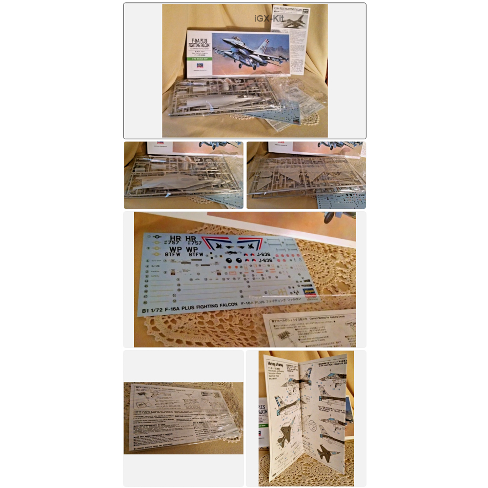 Model Kit F16 - ฮาเซกาวะ 00231 1/72 สเกล US F16