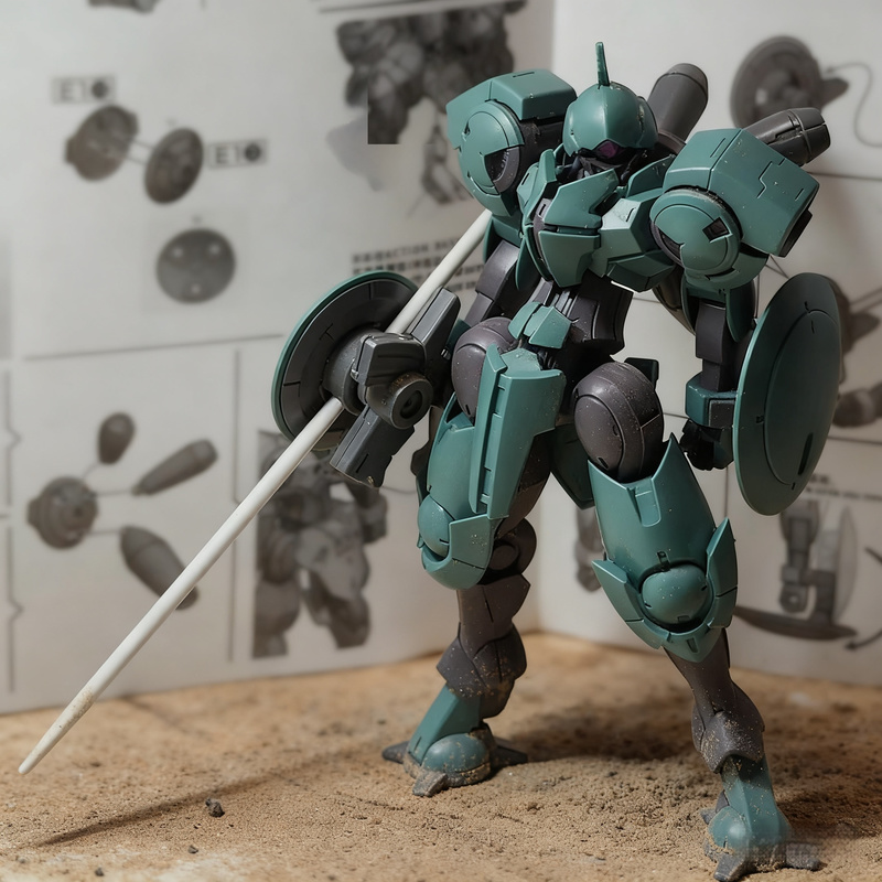 Model Kit Xiaoyaozi - HG 1/144 HEINDREE CFP-010 หุ่นยนต์แม่มดจากดาวพุธ ชุดประกอบโมเดลแอคชั่นฟิกเกอร์