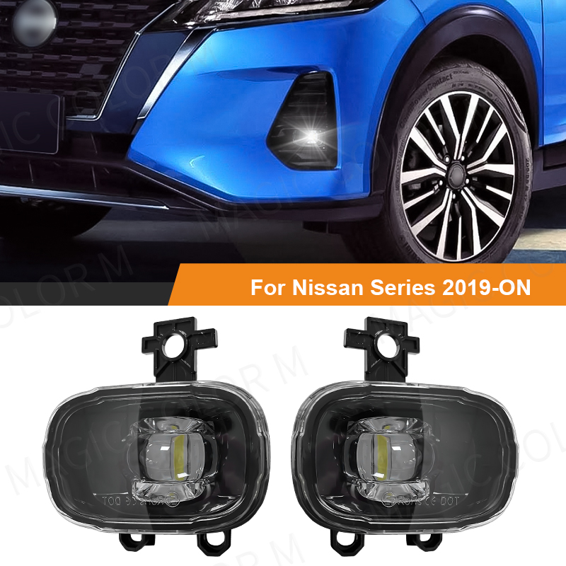 Model Kit F16 - 2ชิ้นไฟตัดหมอก LED สำหรับ Nissan NAVARA NP300