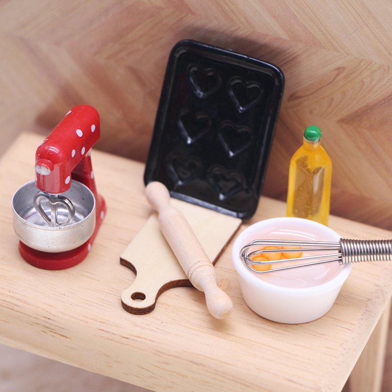 (.) 1:12 DIY บ้านตุ๊กตาจิ๋วอุป - Model Kitchen Set บทวิจารณ์และราคา
