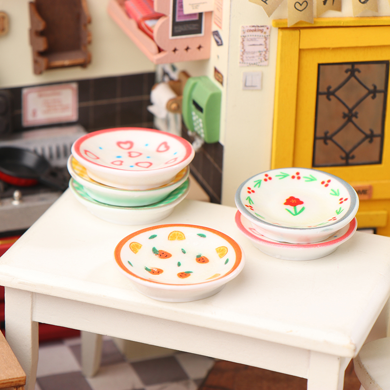 จานจิ๋วสำหรับบ้านตุ๊กตา 5 ชิ้น - Model Kitchen Set บทวิจารณ์และราคา