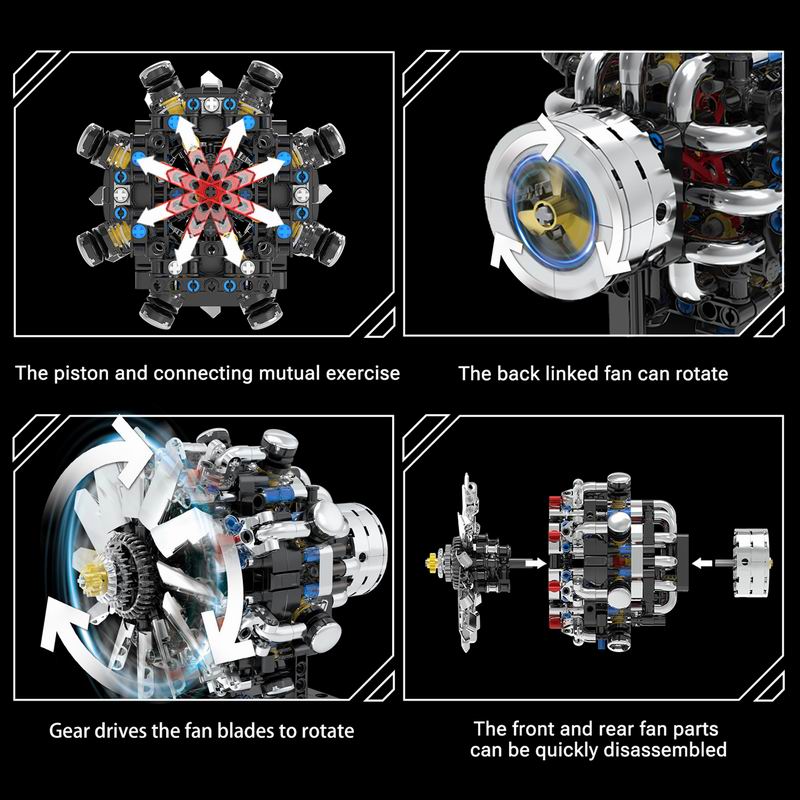 ชุดตัวต่อเครื่องยนต์การบิน G89 - Model Kit Engine บทวิจารณ์และราคา
