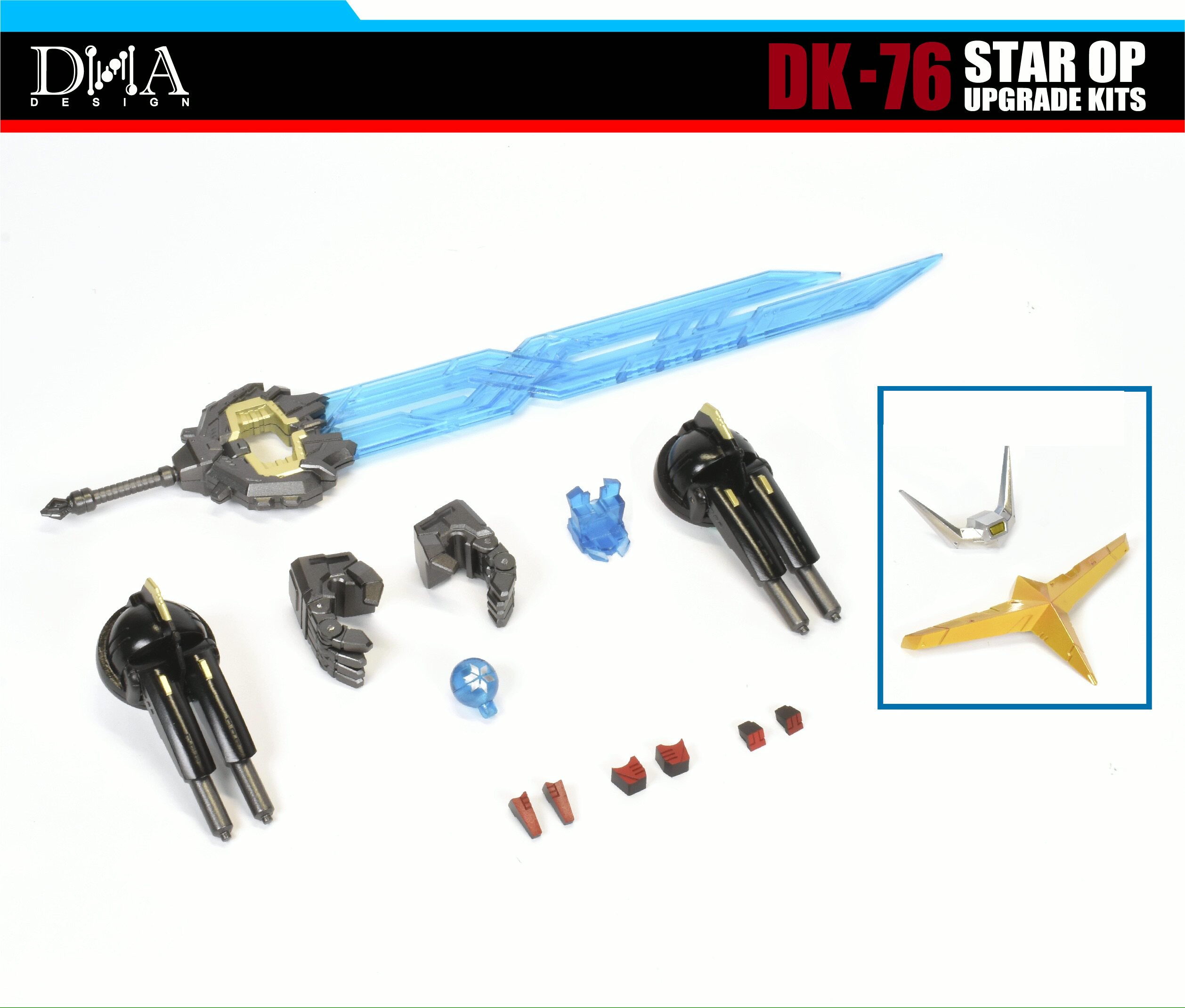 ชุดอัพเกรด DNA DK-76 สำหรับ Ag - Model Kit Robot บทวิจารณ์และราคา