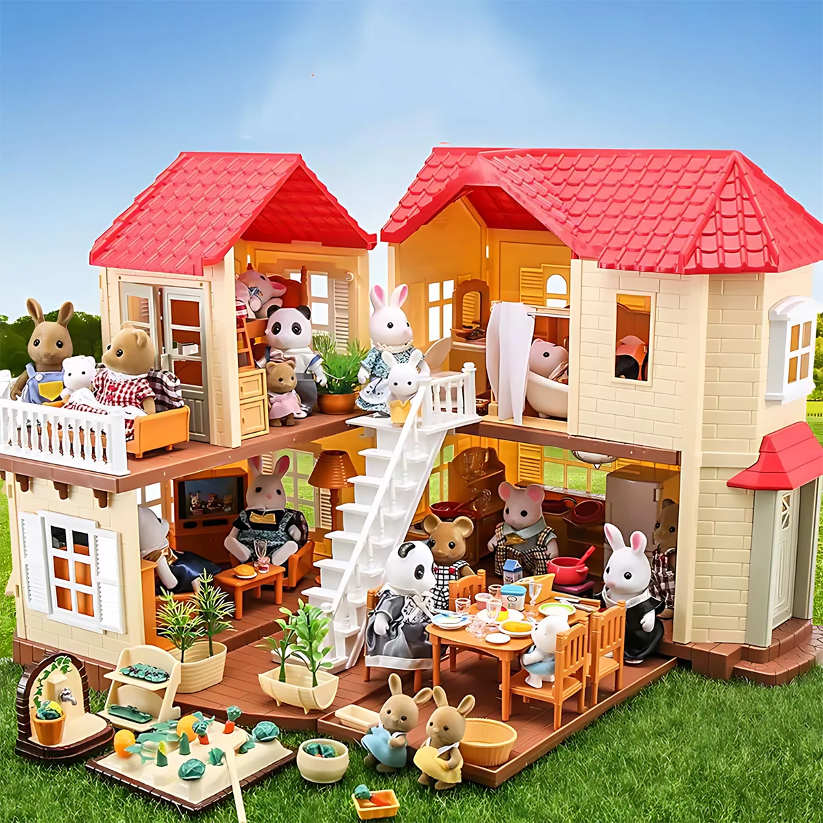 เฟอร์นิเจอร์จิ๋ว 1:12 ตุ๊กตาบ้ - Model Kitchen Set บทวิจารณ์และราคา