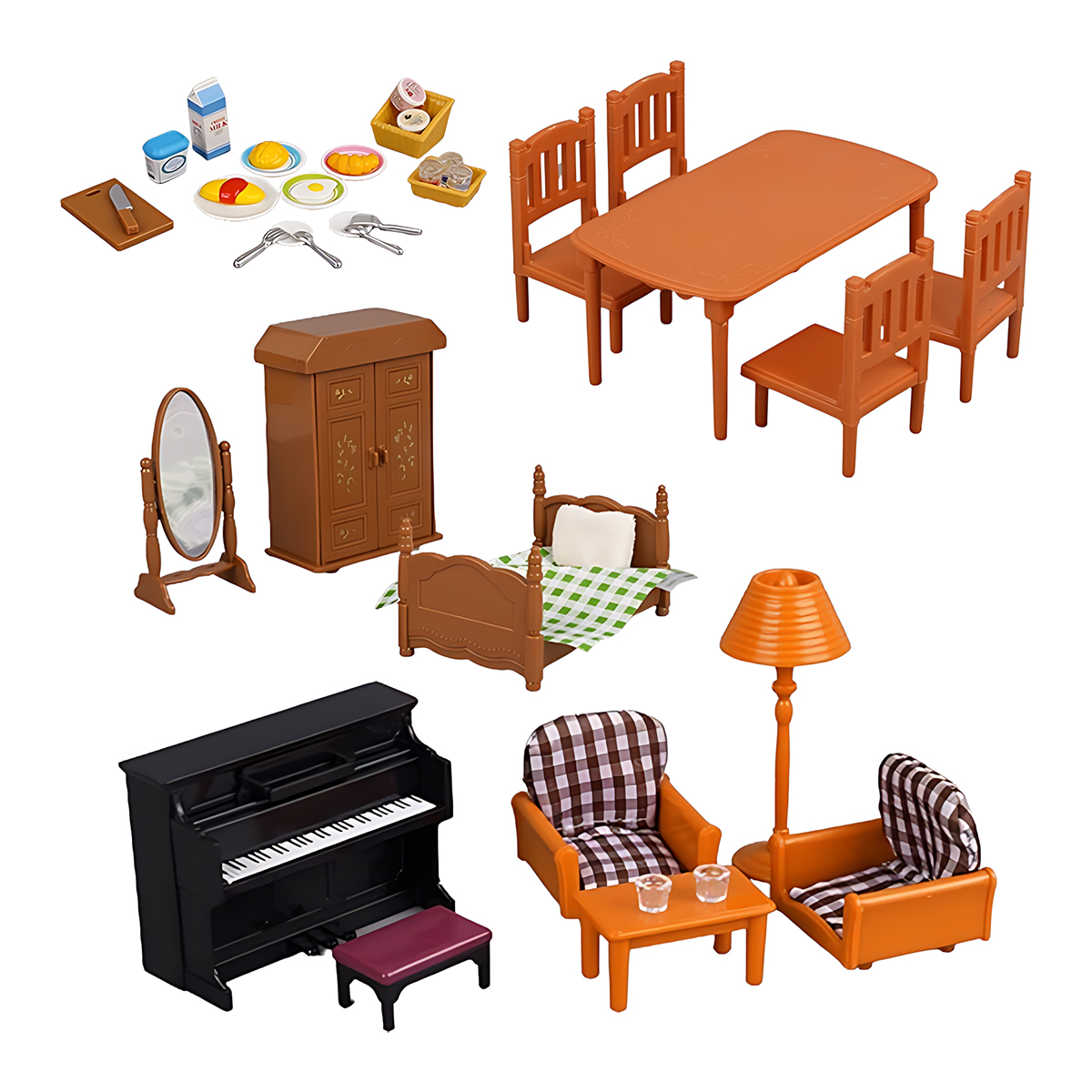 เฟอร์นิเจอร์จิ๋ว 1:12 ตุ๊กตาบ้ - Model Kitchen Set บทวิจารณ์และราคา